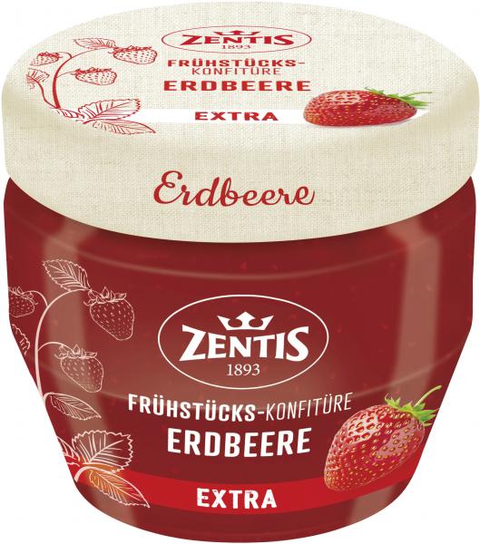 Confiture Zentis Fraise finement égouttés 230gr