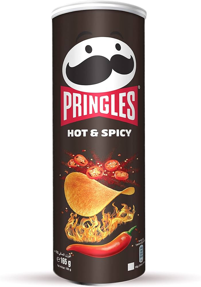 Pringles Hot and Spicy 165 gr