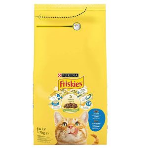 Friskies Cat Salmon Vegetables 1.7kg