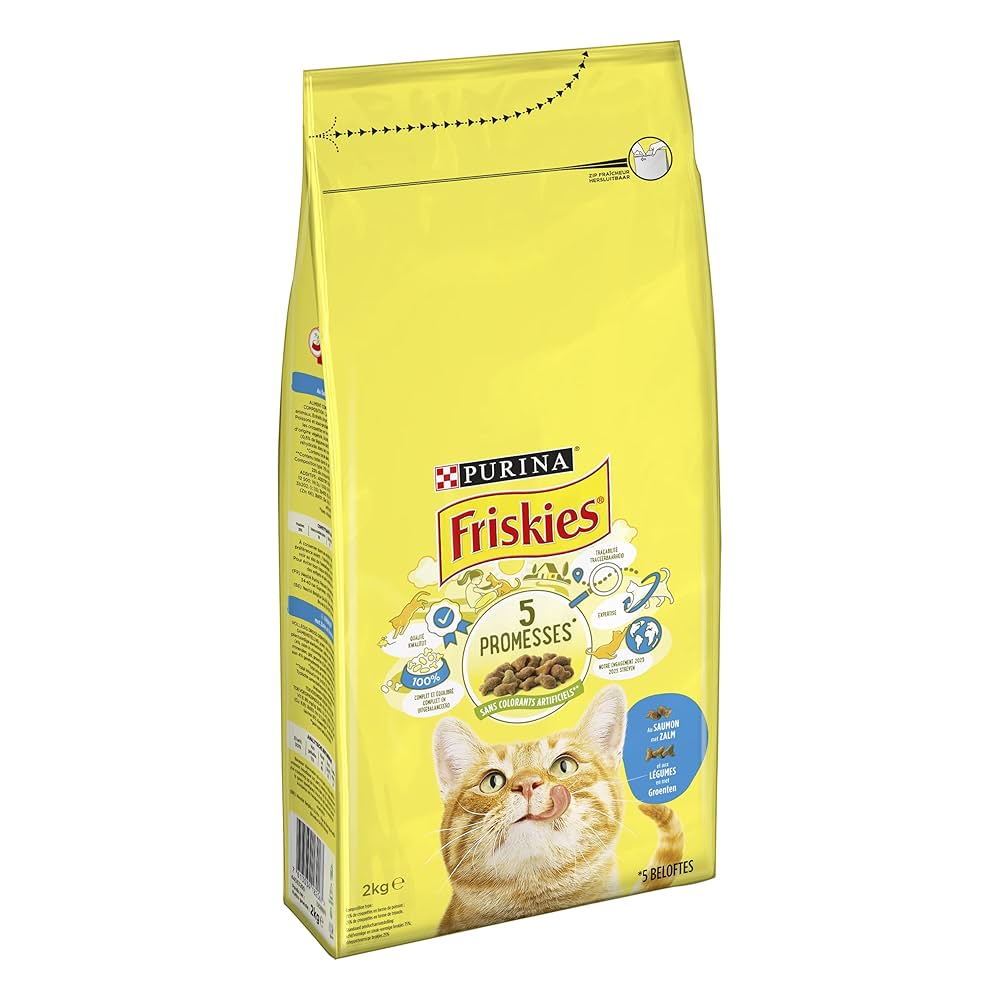 Friskies Cat Salmon Vegetables 2kg
