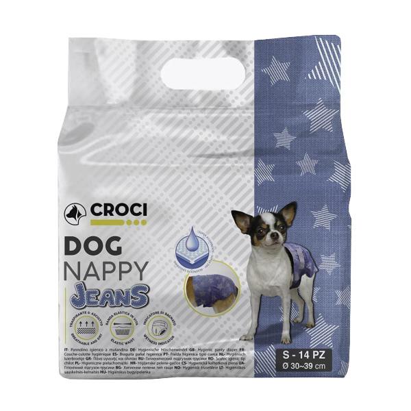 COUCHE CHIEN JEAN 14 P SM 30-39 CM