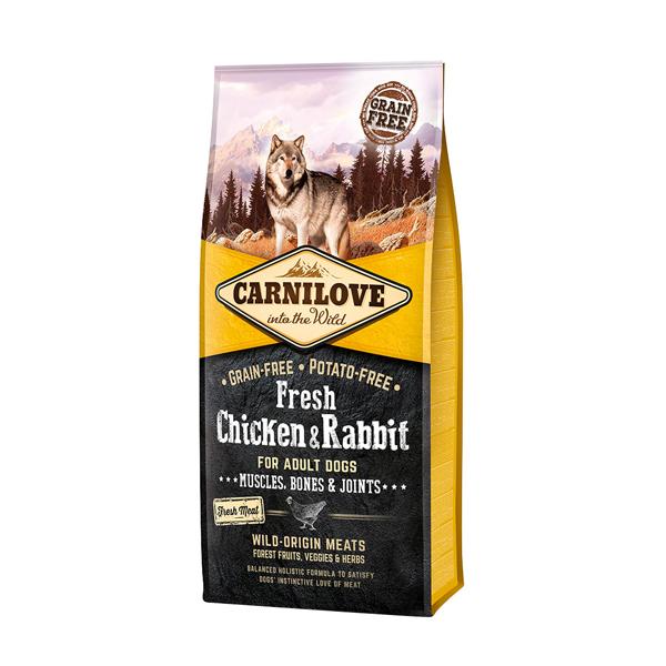 CARNILOVE FRESH CHIEN POULET/LAPIN 12KG