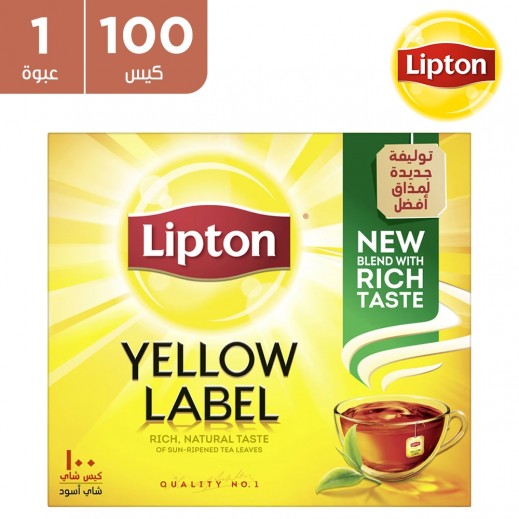 Lipton Yellow Label Black Tea 100 Teabags