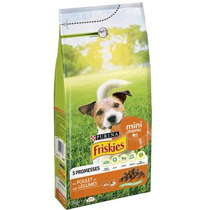 FRISKIES Chien Mini Au Poulet Et Aux Légumes 2Kg