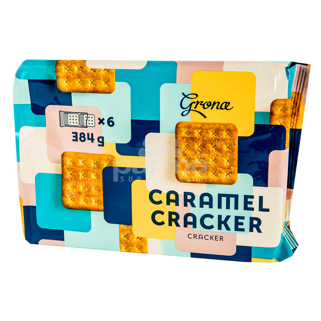 Grona Caramel Crackers 384g