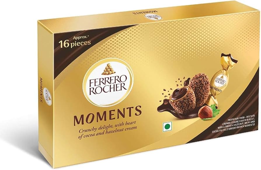 Ferrero Rocher Moments, 16 Pcs 92.8 g