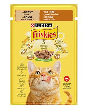 Friskies Chat Sauce Dinde 85g