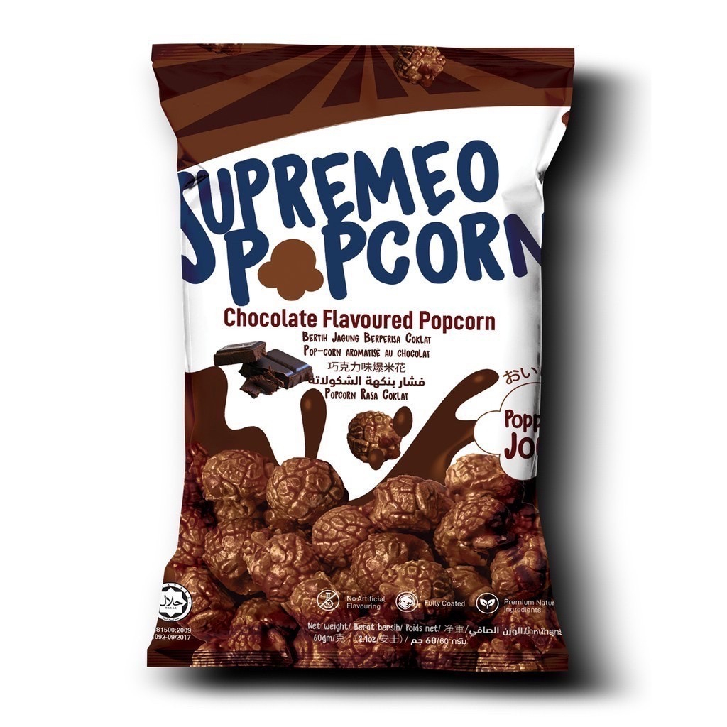 SUPREMEO Popcorn Chocolate Flavoured 50 gr