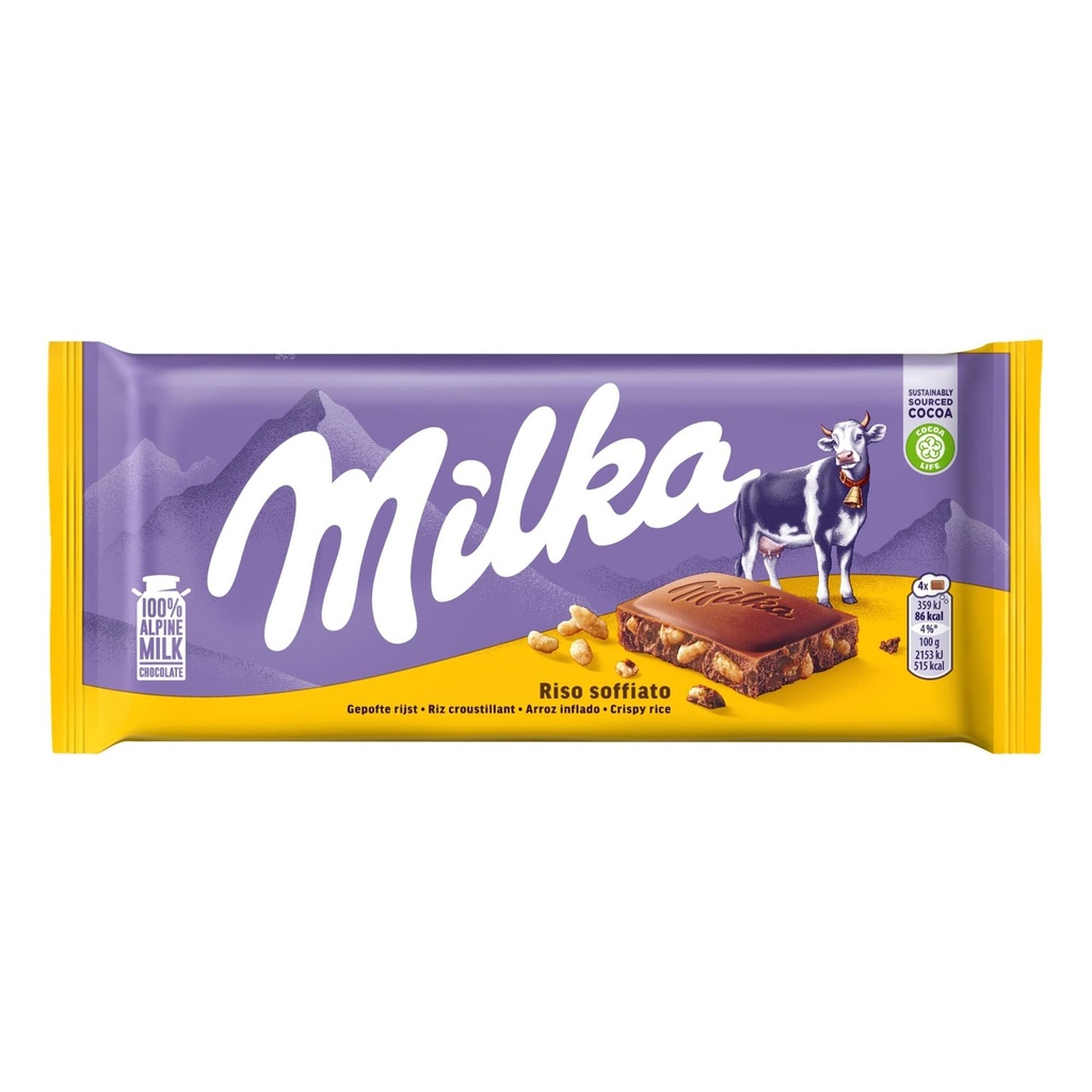 Milka Riso Soffiato 100gr 