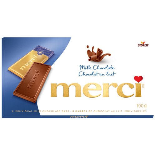 Merci chocolate - milk chocolate - 100g