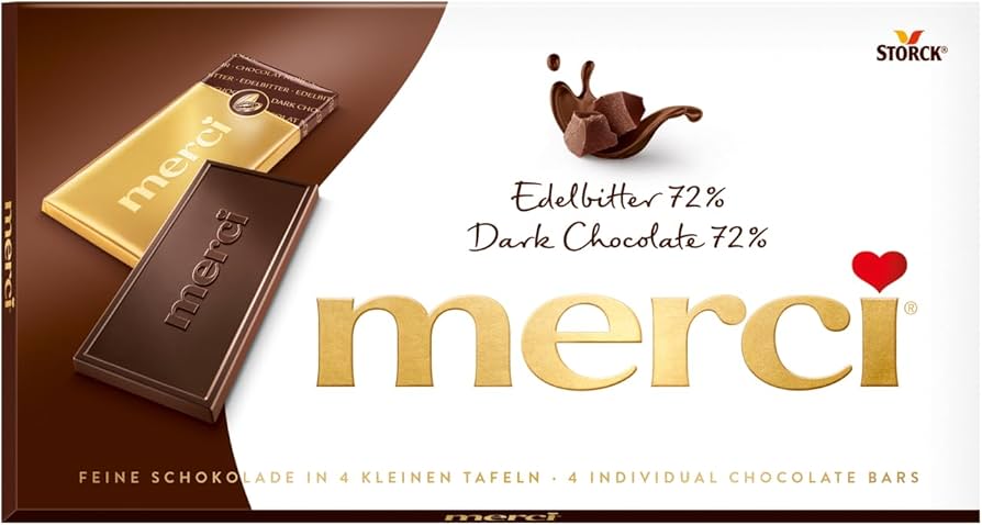 Merci chocolate - Dark Chocolate 72% - 100g  