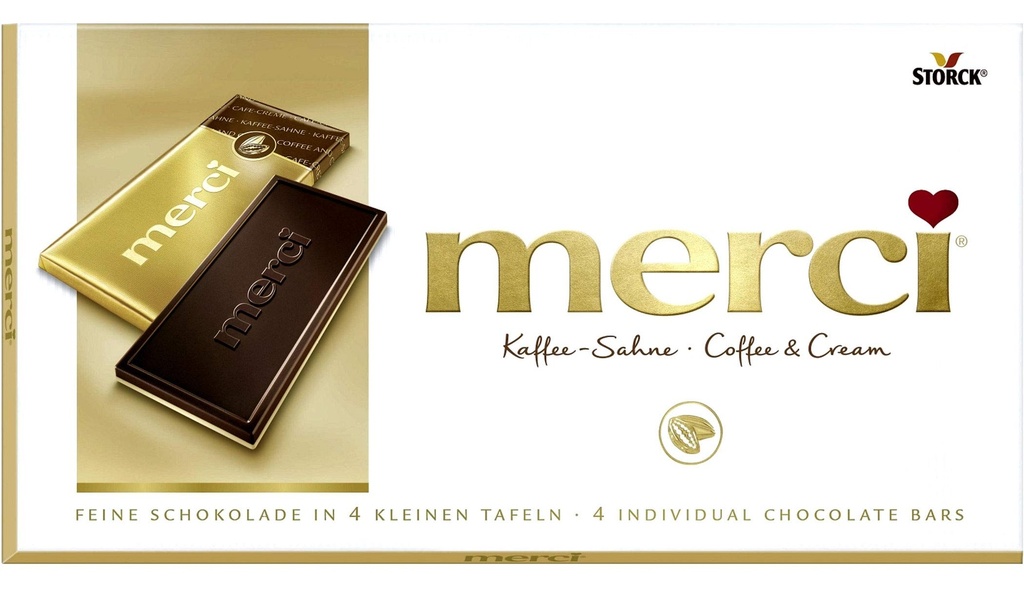 Merci chocolate - Coffee & Cream Chocolate - 100g   