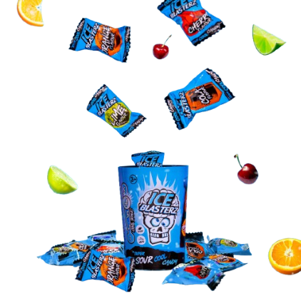 Brain Blasters Sour Sour Ice Candy 48 gr