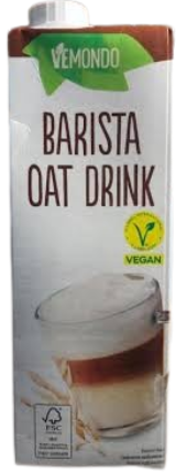 Organic Avena barista milk sugar free 1L