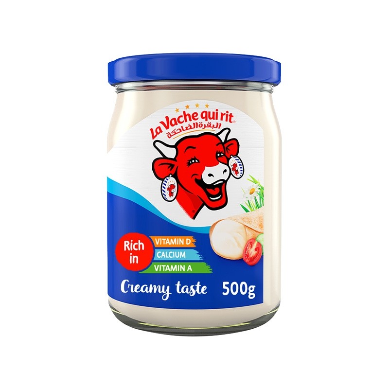 Creamy taste Cheese la vache qui rit 500 gr