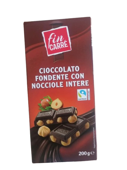 Fin Carré Noistte Chocolat noir 200 gr 