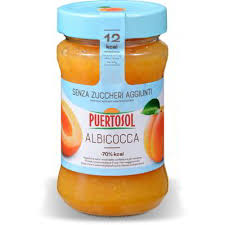 Apricot jam with no added sugar PUERTOSOL 285g