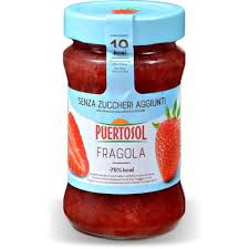 Confiture de fraises sans sucre ajouté PUERTOSOL 285gr