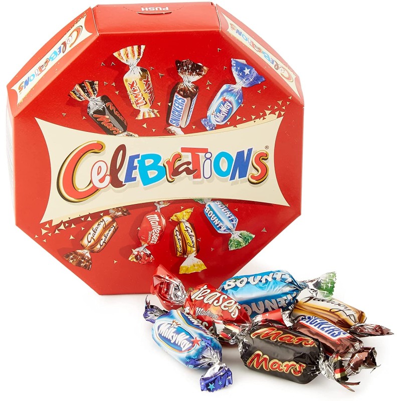 Chocolats Celebrations, en boîte de 186 g