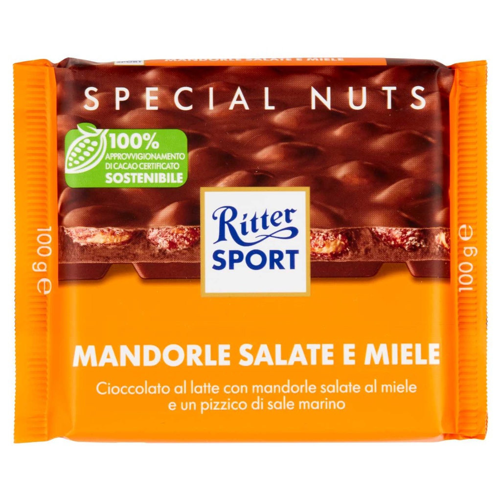 Ritter Sport Salted Almonds and Honey 100gr 