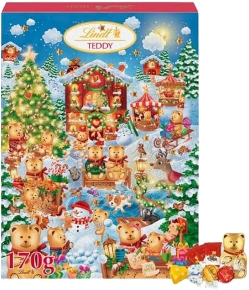 Calendrier Lindt Teddy 170 gr