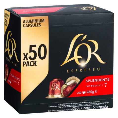 L'Or Espresso Café Splendente"intensity 7"(50 capsule)   