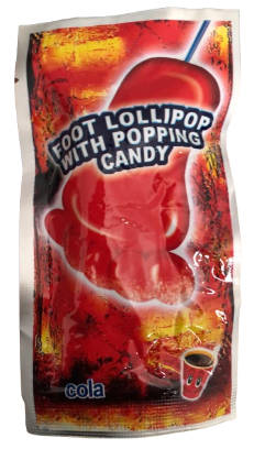 Foot Lollipop Strawberry 