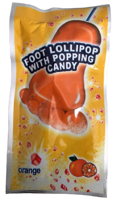 Foot Lollipop Orange