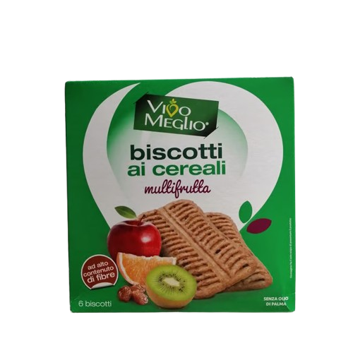 Vivo Meglio Multifruit Cereal Cookies 144gr