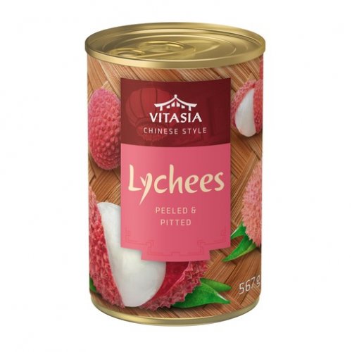 Vitasia, lychee peeled and seeded, 567 gr