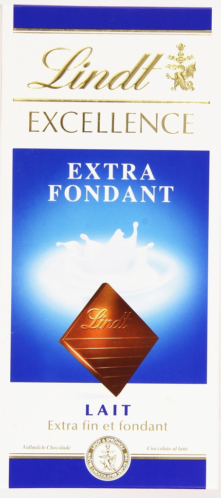 Lindt Excellence Lait Extra Fondant 100g 