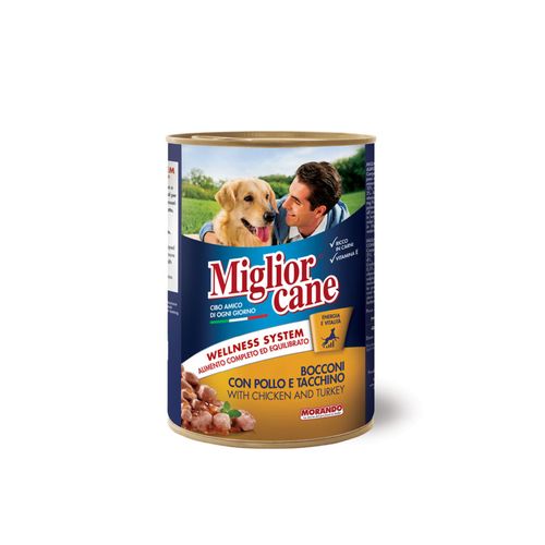 Miglior Cane Morceaux Au Poulet ET Dinde Chien 405g