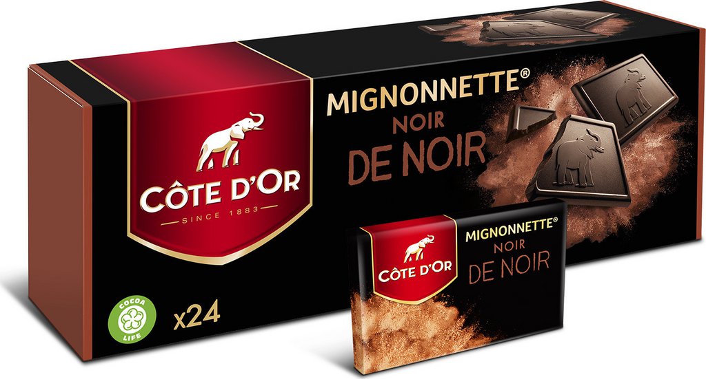 Côte D'Or Chocolats mignonnettes chocolat noir  x24 240g