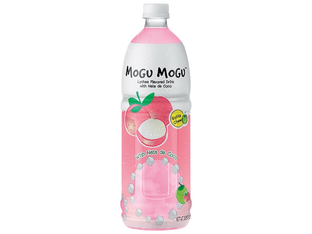  Mogu Mogu Jus Lychee avec la Noix de Coco Fermentée en Cubes 1 Litre