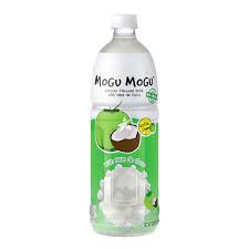 Mogu Mogu Jus Coconut avec la Noix de Coco Fermentée en Cubes. 1 Litre