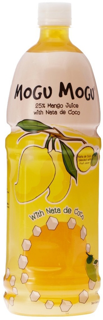 Mogu Mogu Jus Mangue avec la Noix de Coco Fermentée en Cubes. 1 Litre