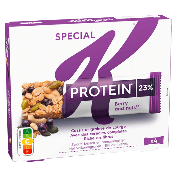 Barres Special K Protein Cassis et Graines de Courge | Kellogg's