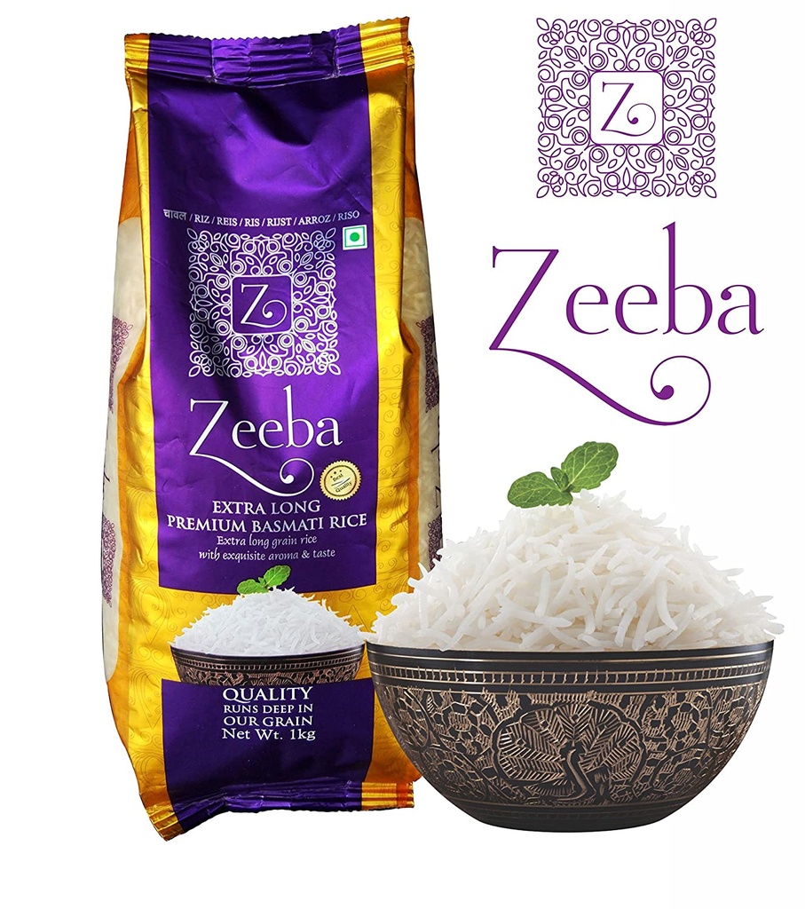 Zeeba Premium Basmati Rice - 1 KG 