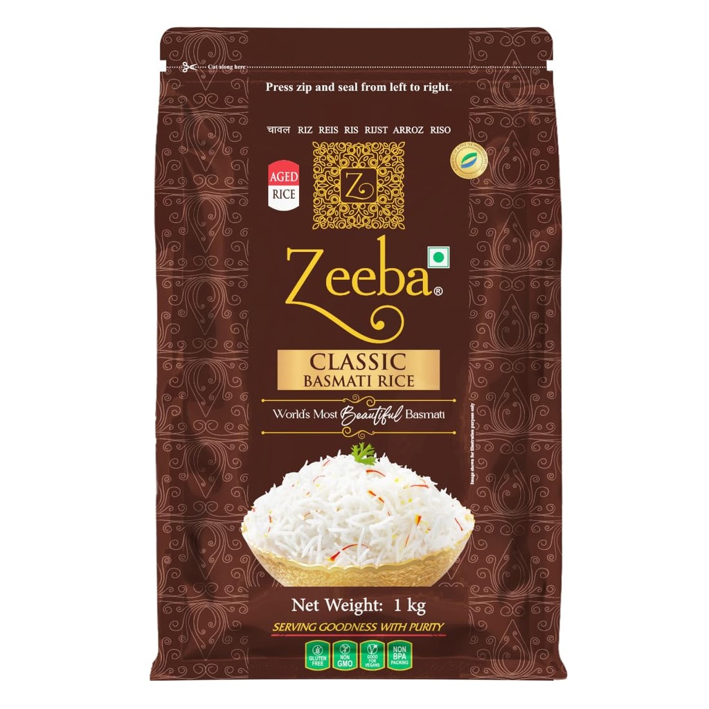 Zeeba Classic Aged Basmati Rice 1kg