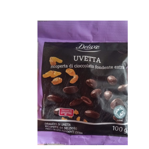 Raisins cubes de chocolat extra noir 100 gr