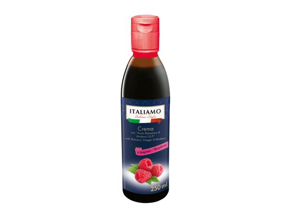 Italiamo Glace balsamique au vinaigre balsamique de Modène Framboise 250 ml 