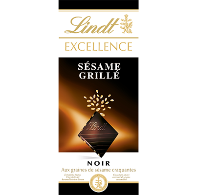 Lindt Excellence Chocolate sesame 100gr 