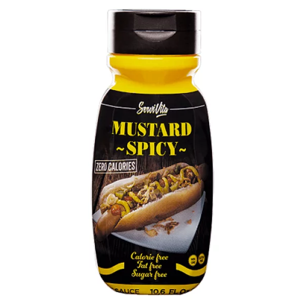 Servivita Zero Calorie Spicy Mustard Sauce - 305ML