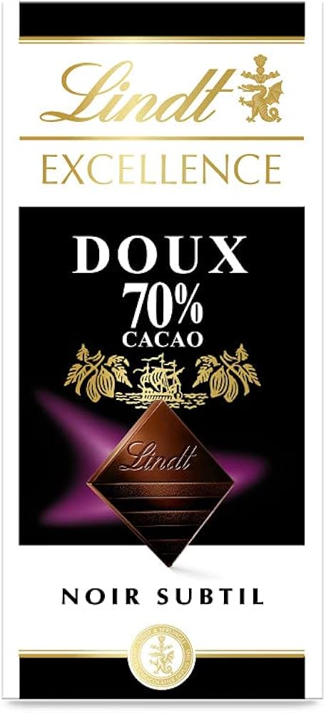 Lindt Excellence 70% Doux Dark Cocoa 100 gr