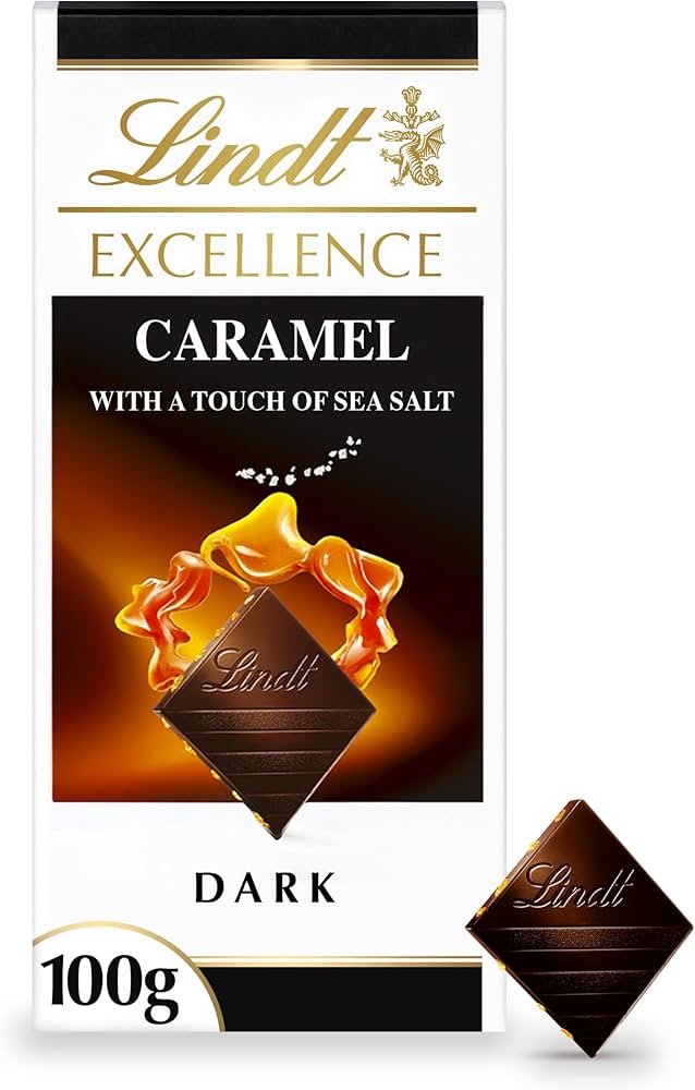 Lindt EXCELLENCE caramel noir au sel 100g 