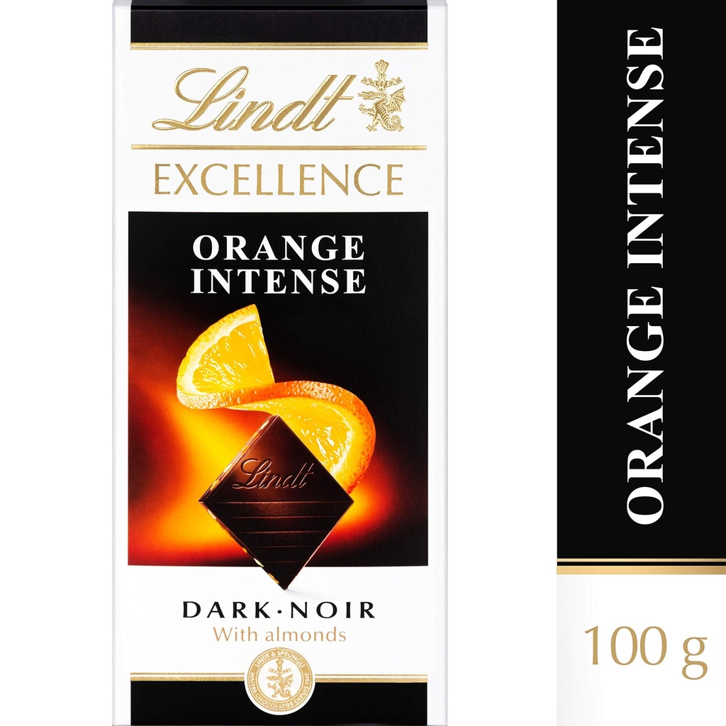 Lindt Dark Chocolate - Excellence Orange 100gr