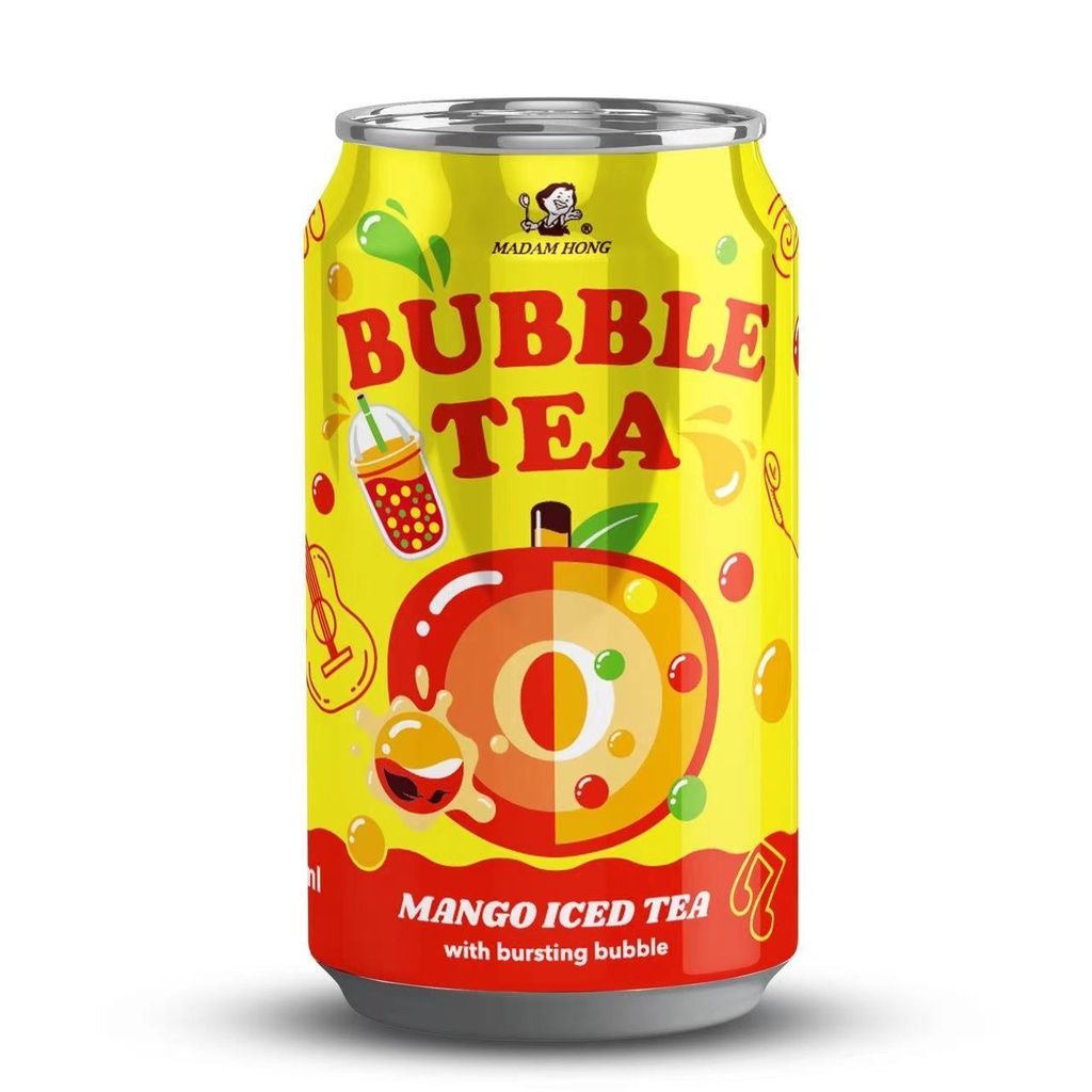 Madam Hong Bubble Tea Mango 320 ml 