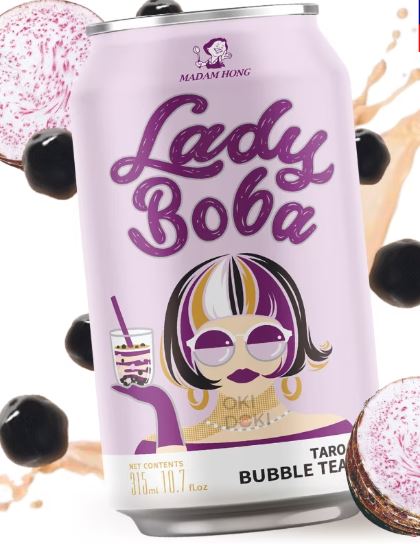 Madam Hong Lady Boba Bubble Taro 315 ml 