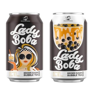 Madam Hong Lady Boba Bubble Tea Brown Sugar 315ml