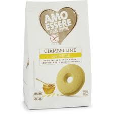 Amo Essere Gluten-free Honey cookies 250gr